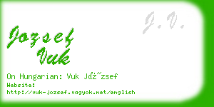 jozsef vuk business card